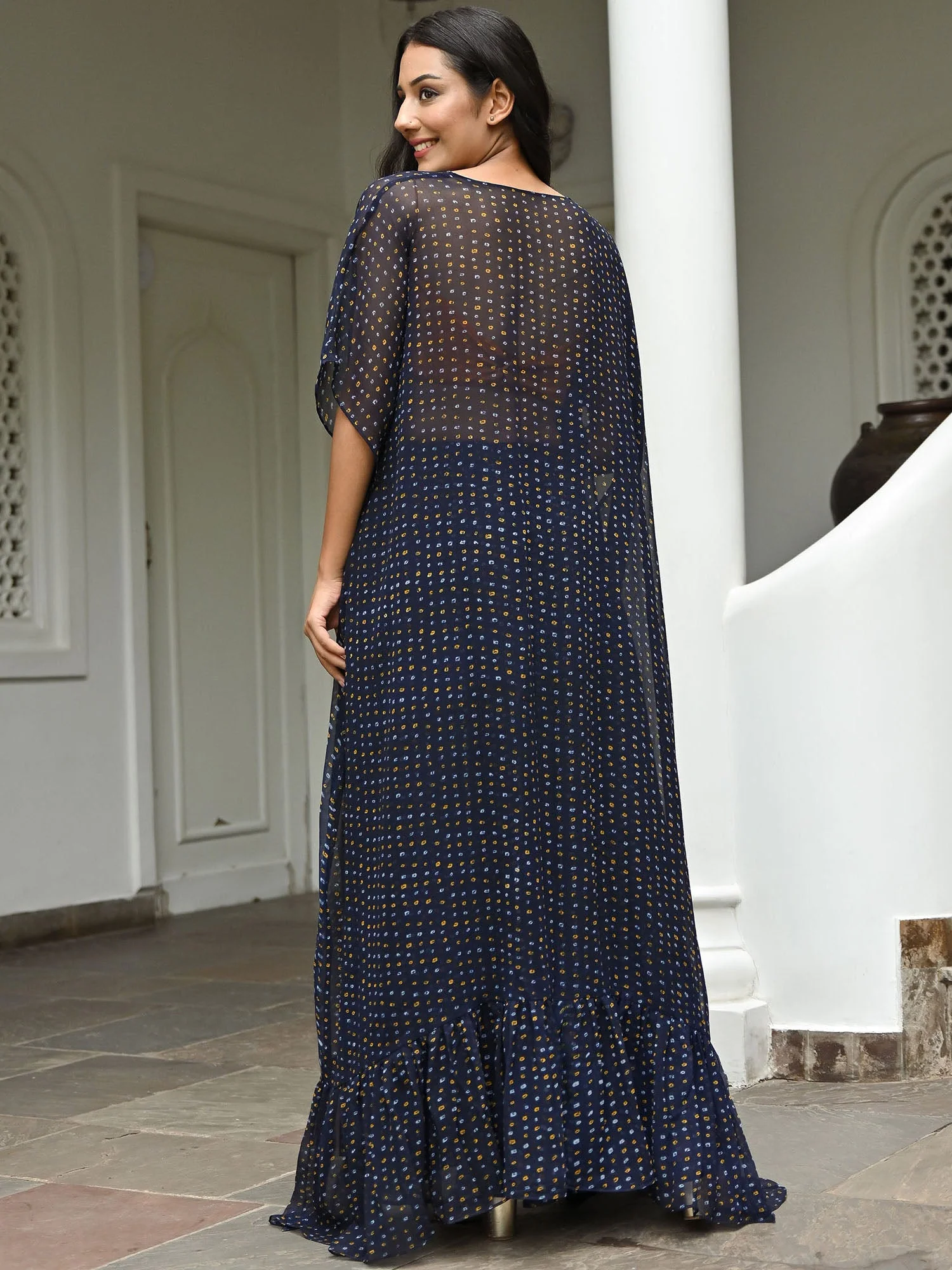 Blue Bandhani Coord set - Image 7